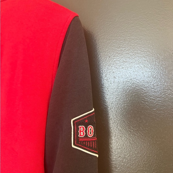 Woman’s vintage Y2K Japan L GUC some light fading MLB Boston Bomber Jacket - Picture 12 of 13